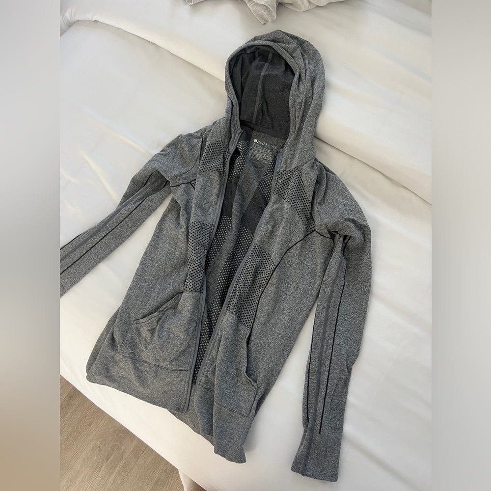 Zella Gray Zip Up Jacket